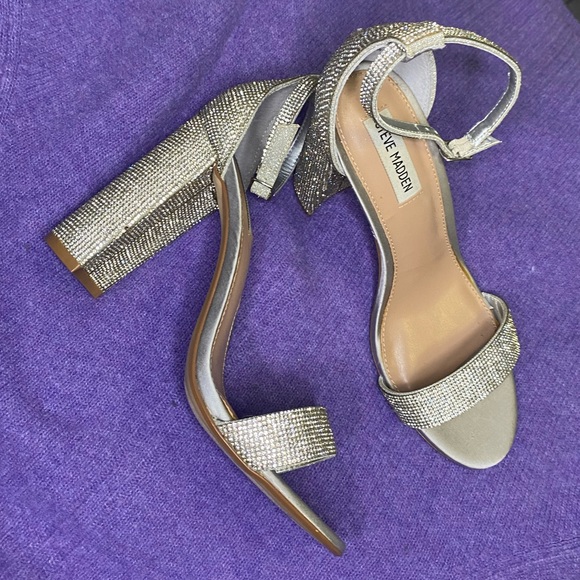 Steven Madden Rhinestone Heels - Picture 2 of 9